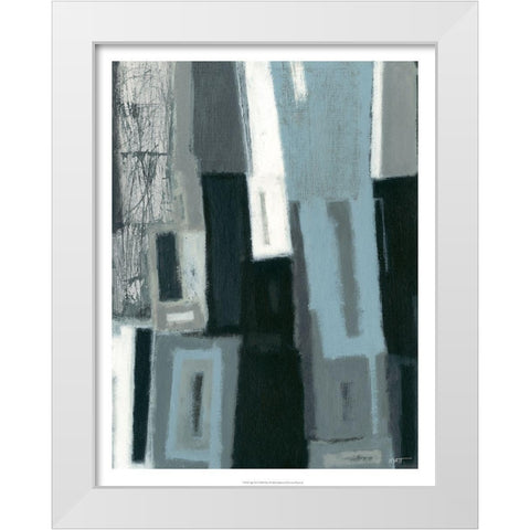 Apt. 3 II White Modern Wood Framed Art Print by Wyatt Jr., Norman