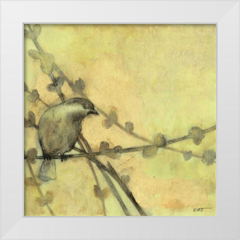Solitude I White Modern Wood Framed Art Print by Wyatt Jr., Norman