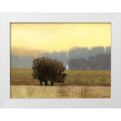 Villa Park I White Modern Wood Framed Art Print by Wyatt Jr., Norman