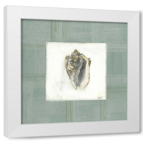 Sea Breeze II White Modern Wood Framed Art Print by Wyatt Jr., Norman