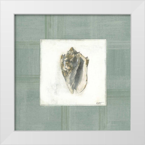 Sea Breeze II White Modern Wood Framed Art Print by Wyatt Jr., Norman