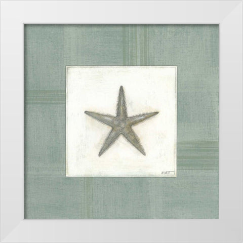 Sea Breeze III White Modern Wood Framed Art Print by Wyatt Jr., Norman