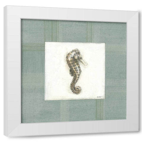 Sea Breeze V White Modern Wood Framed Art Print by Wyatt Jr., Norman