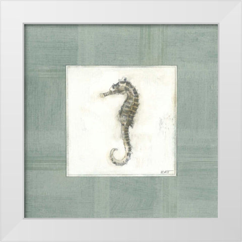 Sea Breeze VI White Modern Wood Framed Art Print by Wyatt Jr., Norman