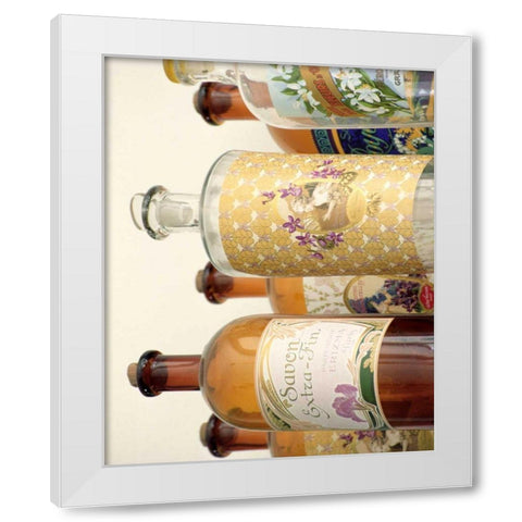 French Perfume Bottles II White Modern Wood Framed Art Print by Gray, Madelaine