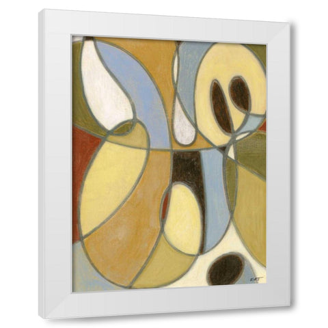Change of Plans I White Modern Wood Framed Art Print by Wyatt Jr., Norman
