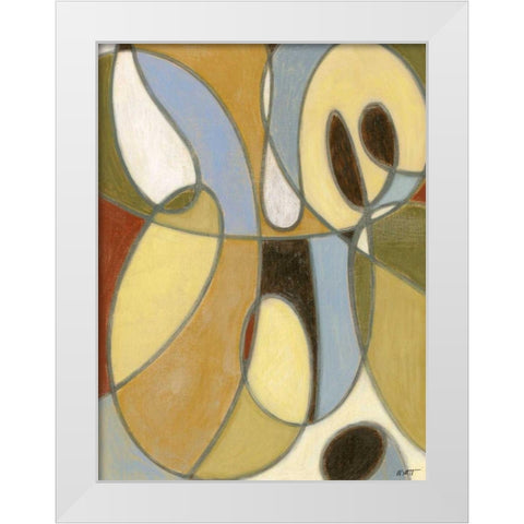 Change of Plans I White Modern Wood Framed Art Print by Wyatt Jr., Norman