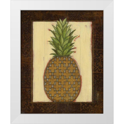 Metallic Quadrofoil II White Modern Wood Framed Art Print by Wyatt Jr., Norman