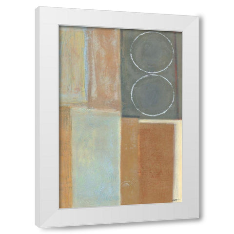 Nickel and Earth II White Modern Wood Framed Art Print by Wyatt Jr., Norman
