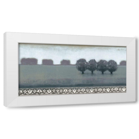 Smoky Dawn I White Modern Wood Framed Art Print by Wyatt Jr., Norman