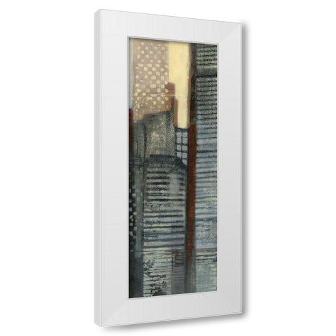 Urban Landscape III White Modern Wood Framed Art Print by Wyatt Jr., Norman