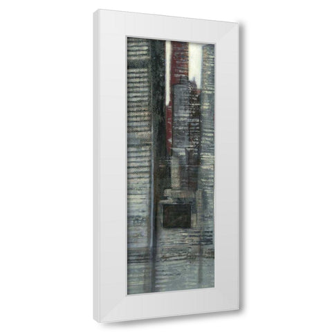 Urban Landscape IV White Modern Wood Framed Art Print by Wyatt Jr., Norman