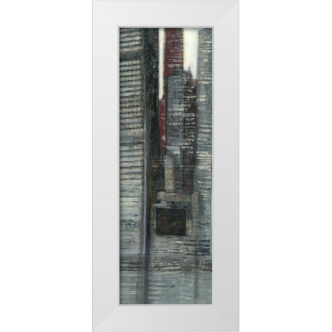 Urban Landscape IV White Modern Wood Framed Art Print by Wyatt Jr., Norman