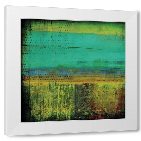 Corrugated II White Modern Wood Framed Art Print by Mountain, Ricki