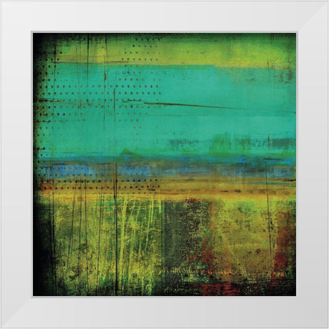 Corrugated II White Modern Wood Framed Art Print by Mountain, Ricki