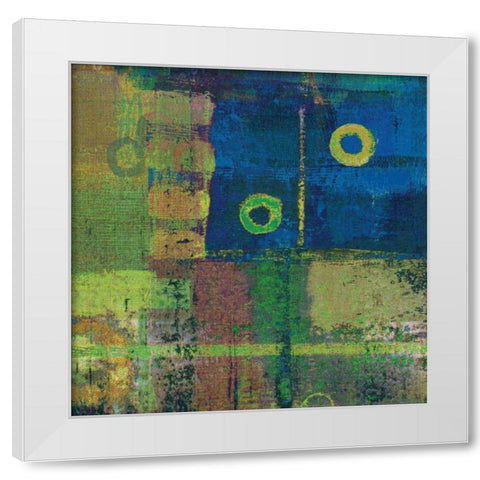 Vibe II White Modern Wood Framed Art Print by Mountain, Ricki