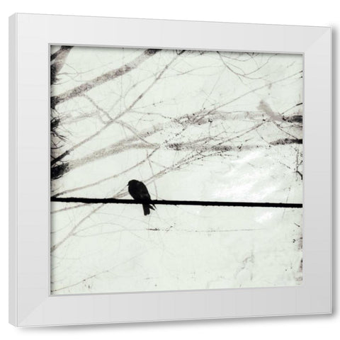 Silver Days II White Modern Wood Framed Art Print by Blixt, Ingrid