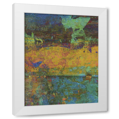 Golden Light I White Modern Wood Framed Art Print by Mountain Ricki