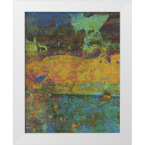 Golden Light I White Modern Wood Framed Art Print by Mountain Ricki