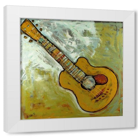 Pick Me V White Modern Wood Framed Art Print by Hebert, Deann