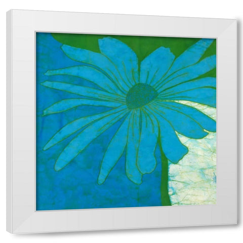 Monterey Blue White Modern Wood Framed Art Print by Davis, Andrea