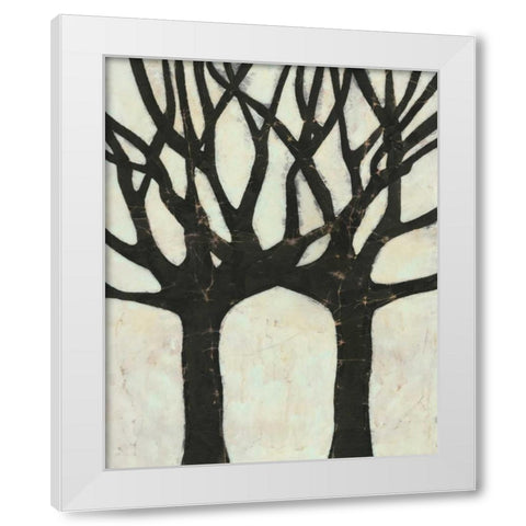Batik Arbor II White Modern Wood Framed Art Print by Davis, Andrea