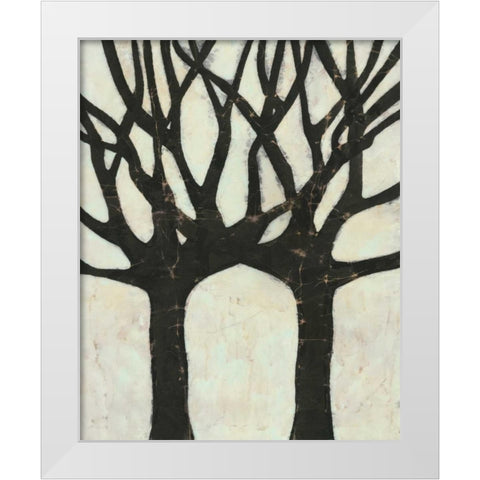 Batik Arbor II White Modern Wood Framed Art Print by Davis, Andrea