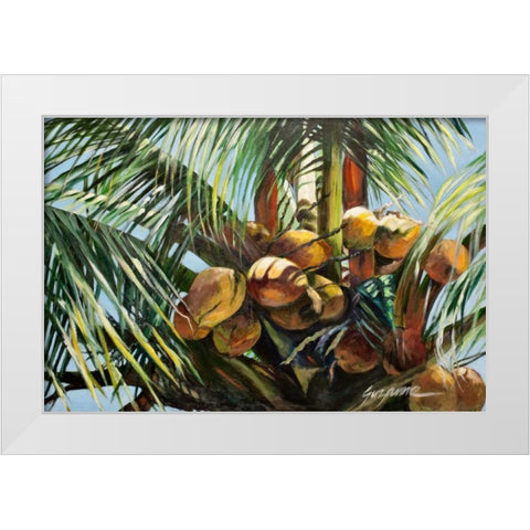 Los Cocos White Modern Wood Framed Art Print by Wilkins, Suzanne