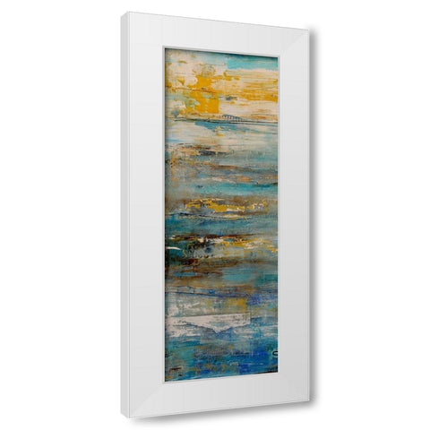Beyond the Sea I White Modern Wood Framed Art Print by Ashley, Erin