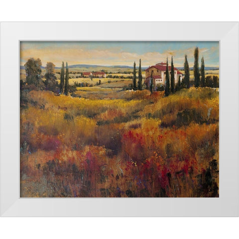 Tuscany I White Modern Wood Framed Art Print by OToole, Tim