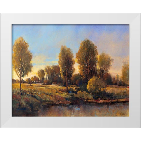 Riverside Light II White Modern Wood Framed Art Print by OToole, Tim