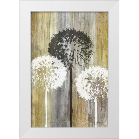 Rustic Garden II White Modern Wood Framed Art Print by Burghardt, James