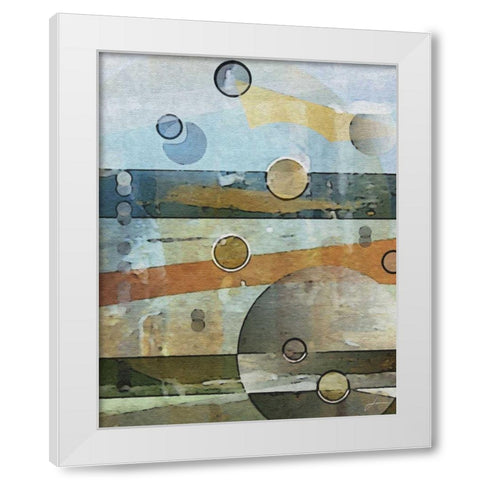 Thru the Atmosphere I White Modern Wood Framed Art Print by Burghardt, James