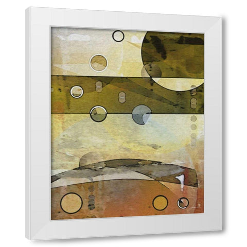 Thru the Atmosphere II White Modern Wood Framed Art Print by Burghardt, James