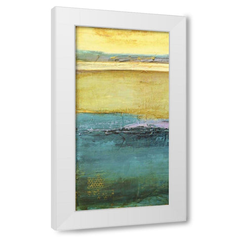 Mystic Jewel II White Modern Wood Framed Art Print by Ashley, Erin