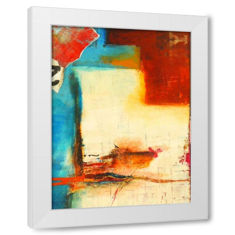 Fragile IV White Modern Wood Framed Art Print by Ashley, Erin