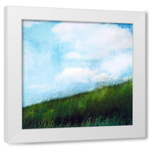 Bright Field II White Modern Wood Framed Art Print by Blixt, Ingrid