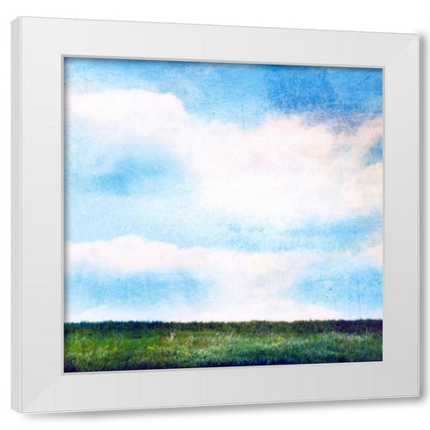 Bright Field III White Modern Wood Framed Art Print by Blixt, Ingrid
