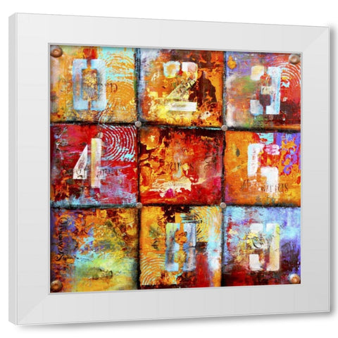 The Ninth Block White Modern Wood Framed Art Print by Ashley, Erin