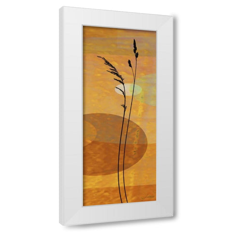 Sunset Duet I White Modern Wood Framed Art Print by Burghardt, James