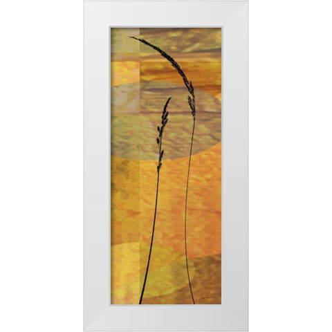 Sunset Duet II White Modern Wood Framed Art Print by Burghardt, James