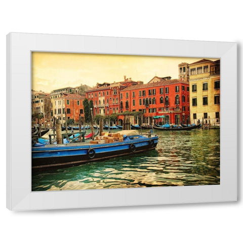 Venice in Light III White Modern Wood Framed Art Print by Head, Danny
