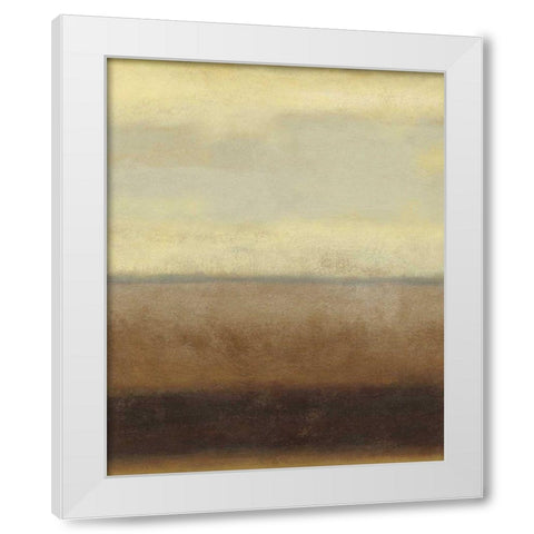 Sahara I White Modern Wood Framed Art Print by Wyatt Jr., Norman