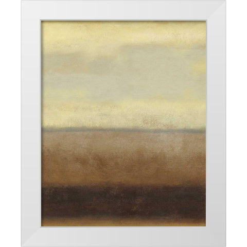 Sahara I White Modern Wood Framed Art Print by Wyatt Jr., Norman