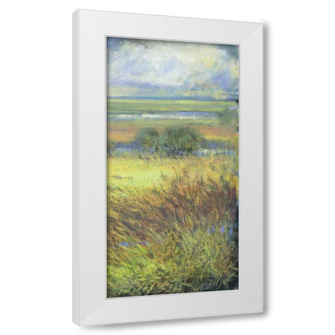 Shimmering Marsh II White Modern Wood Framed Art Print by Thomas, H.