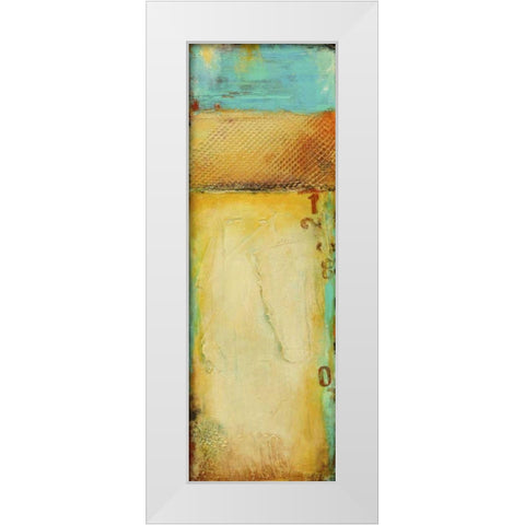 Old Island Harbor II White Modern Wood Framed Art Print by Ashley, Erin