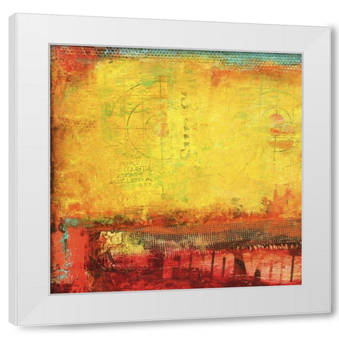 Inner Circle II White Modern Wood Framed Art Print by Ashley, Erin
