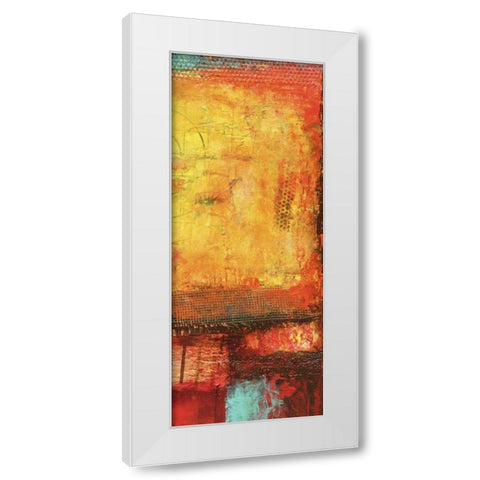 Inner Circle IV White Modern Wood Framed Art Print by Ashley, Erin