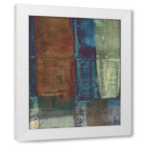 Jade Earth I White Modern Wood Framed Art Print by Vision Studio
