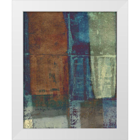 Jade Earth I White Modern Wood Framed Art Print by Vision Studio